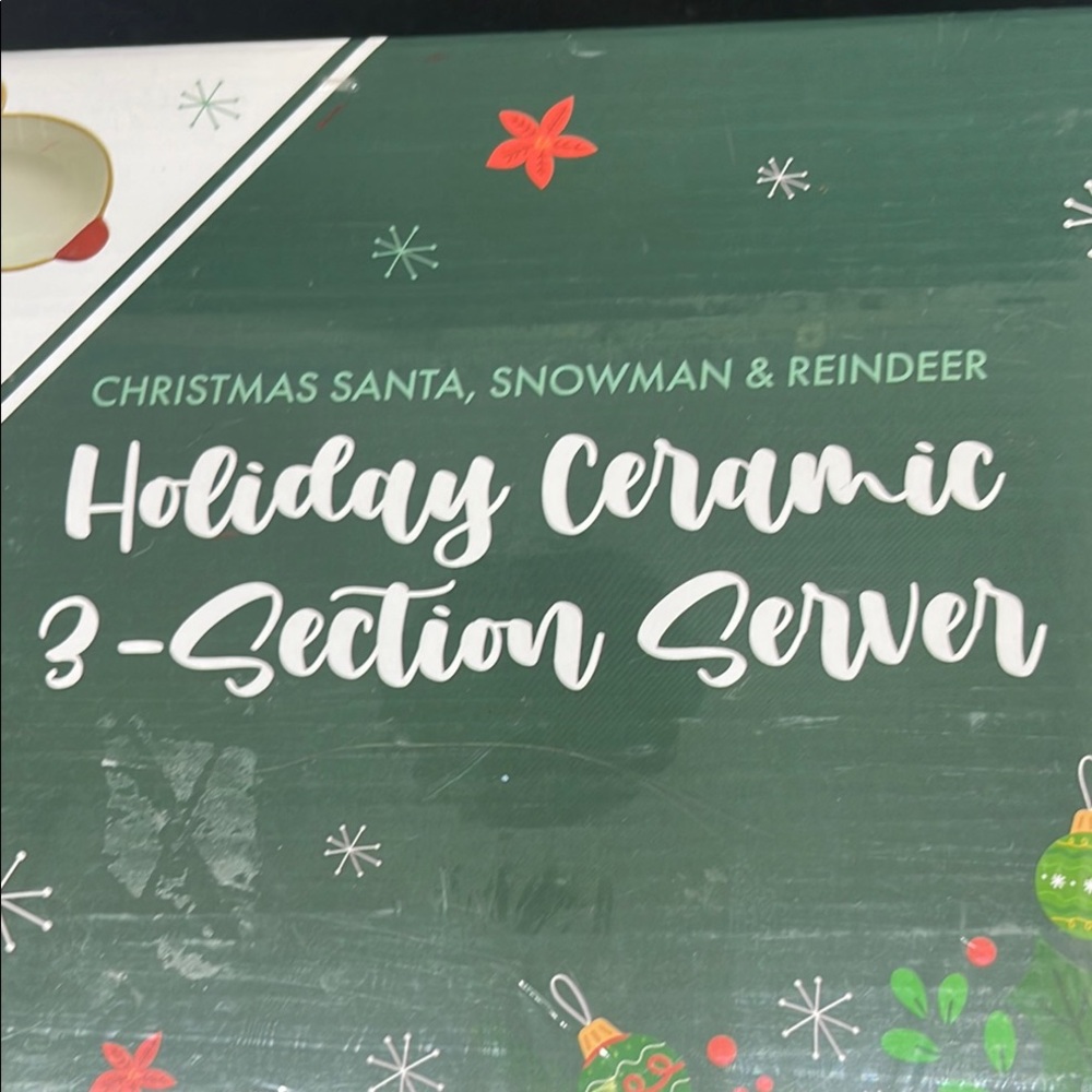 Stephanie Johnson Green and White Holiday Decor Set